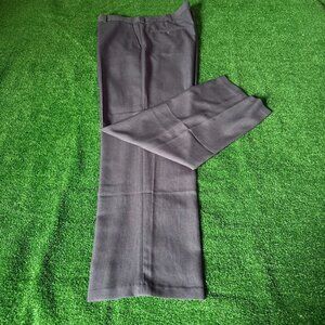 Kenneth Cole Reaction Classic Flat Front Straight Charcoal Dress Pants Size 38